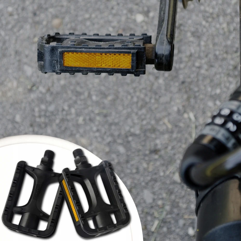 Memflow DVIRAČIO PEDALAI MTB DVIRAČIUI SU ATŠSpindinčiais elementais, Juodas TREKKING, ANTISLIDYMAS