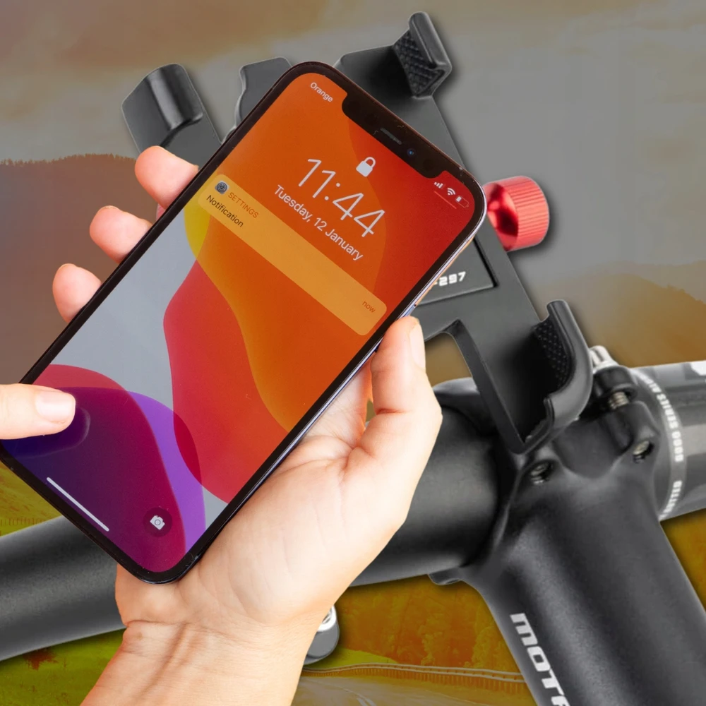 Memflow DVIRAČIO TELEFONO LAIKIKLIS MOTOCIKLIUI, MOTOROLERIUI, VEIKIMUI, REGULIUOJAMAS, Tvirtas