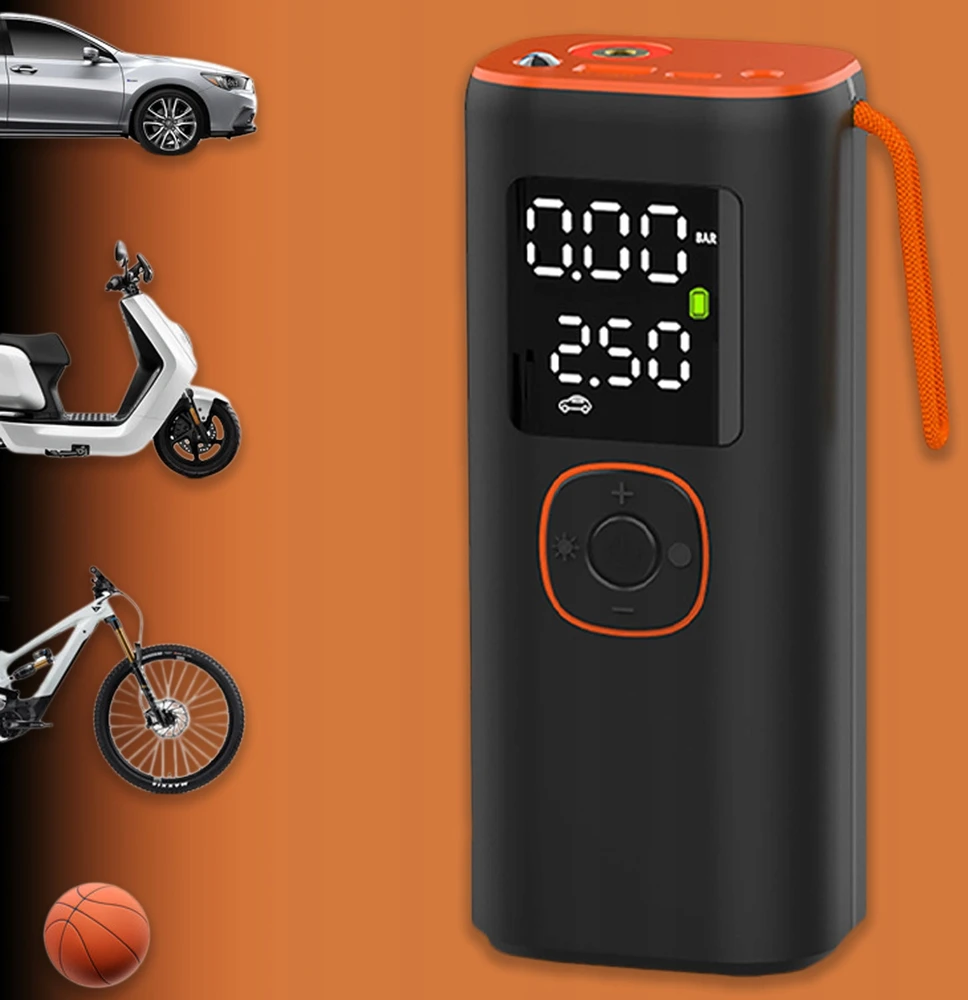 Memflow ELEKTRINIS DVIRAČIO SIURBLIO AKUMULIATORIUS KOMPRESORIUS AUTOMOBILIUI DVIRAČIUI 90W
