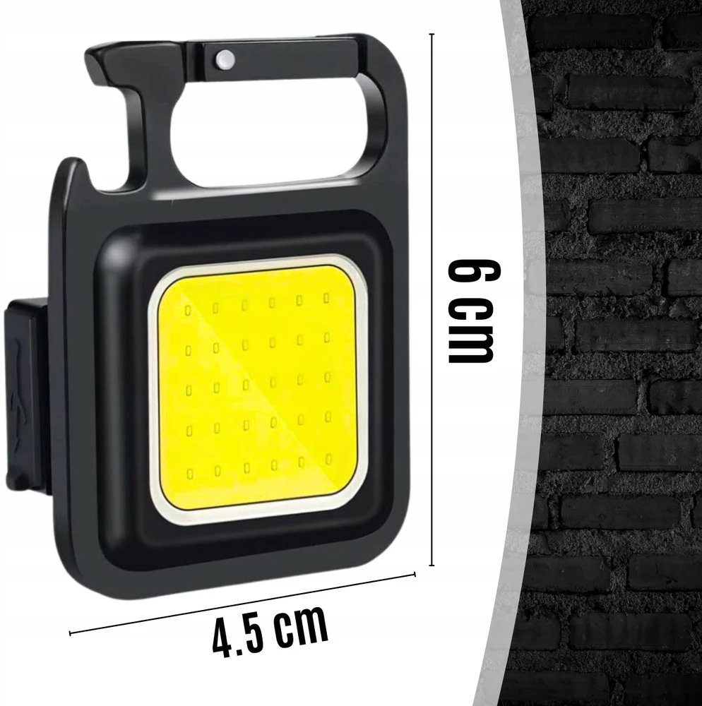 Memflow GALINGAS MINI LED kišeninės lempos laikiklio kojelės RAKTŲ PAKAIKLIS MAGNETO ATIDARYMAS