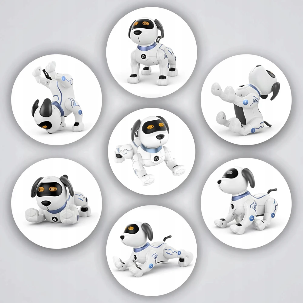 Memflow INTERAKTYVUS ROBOTAS ROBOPOGAS ŠUNIS NUOTOLINIO PULTO PROGRAMUOJAMAS