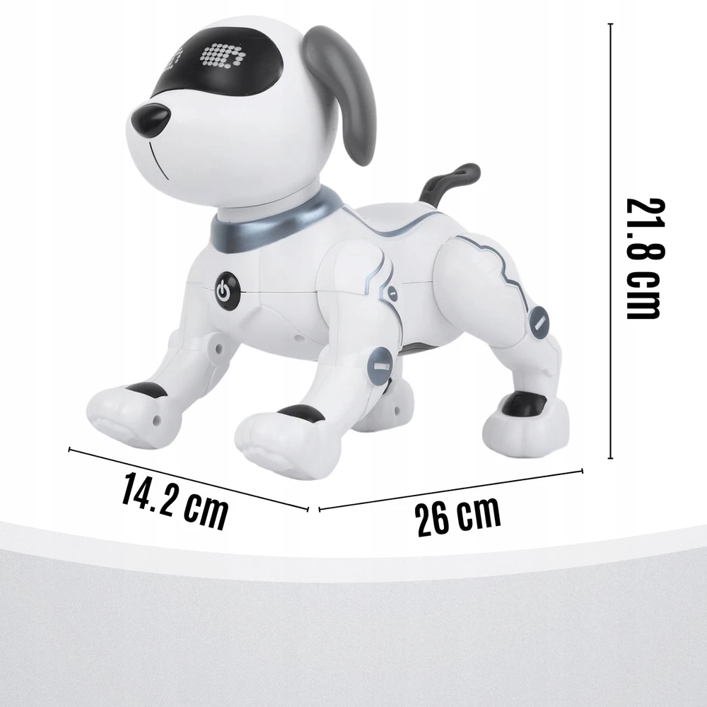 Memflow INTERAKTYVUS ROBOTAS ROBOPOGAS ŠUNIS NUOTOLINIO PULTO PROGRAMUOJAMAS
