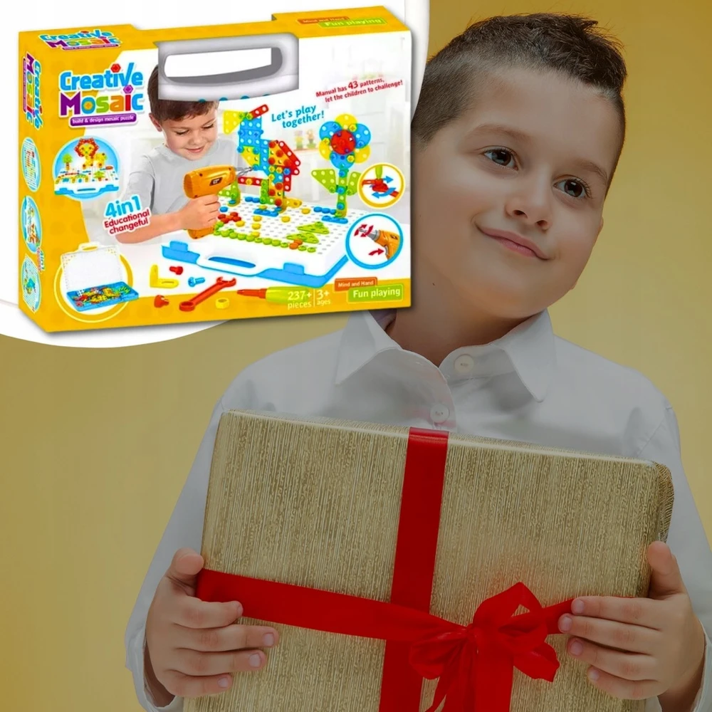 Memflow Lagaminas KONSTRUKCINIAI BLOKAI ATSUKTUČIŲ SRAIGTAI DIY KIT 237 EL