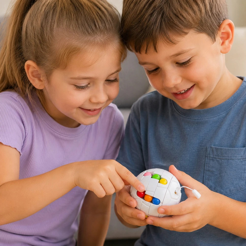 Memflow MAGIC BALL LOGIC DĖLĖLĖ LAIKOMAS DĖLĖS ŽAISLAS VAIKAMS
