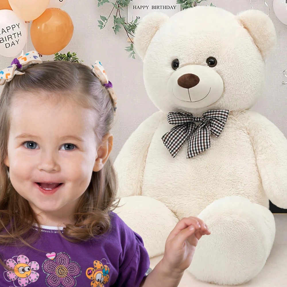 Memflow MASKOTKA MIŚ PLUSZOWY DUŻY PLUSZAK ZABAWKA 140CM PREZENT DLA DZIECKA MIĘKKI