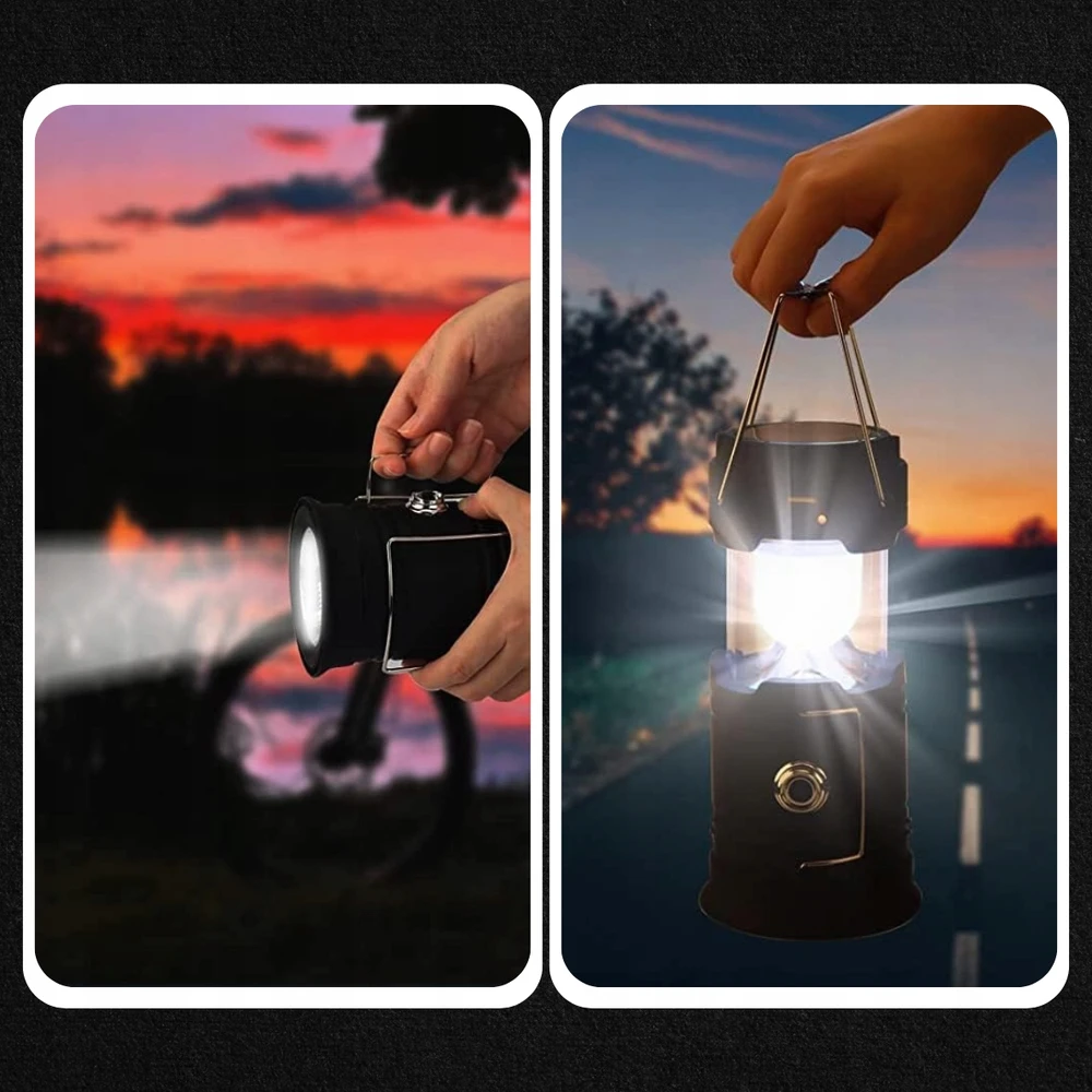 Memflow PATOGI LEMPAS LED žibintuvėlis USB, TURIZMO KEMPINGŲ PAlapinei