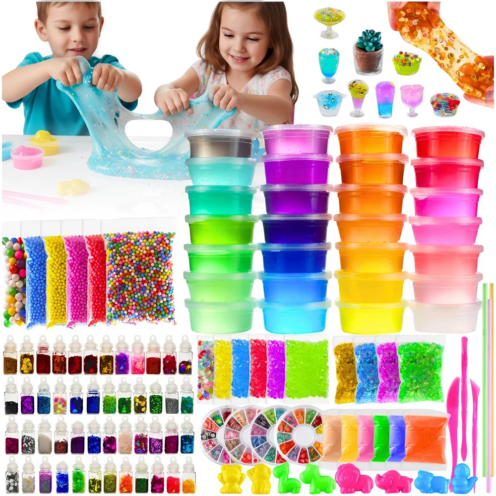 Memflow SLIME DIDELIS SLIME RINKINYS 120 viename PUIKUS SLIME XXL VAIKAMS