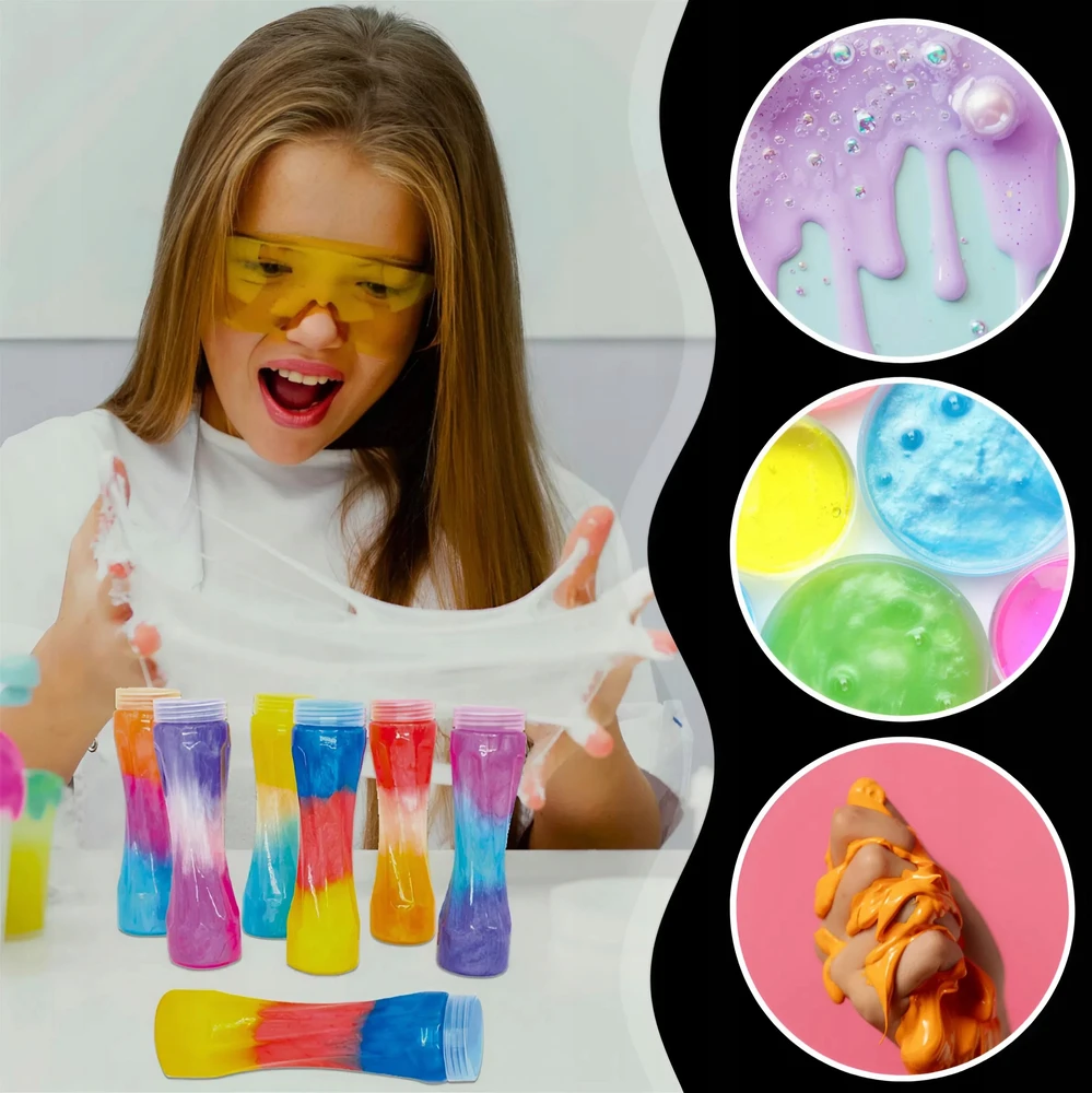 Memflow SLIME GLUT SPALVINGA PASTA GLITTER DIDELIS SLIME RINKINYS VAIKAMS