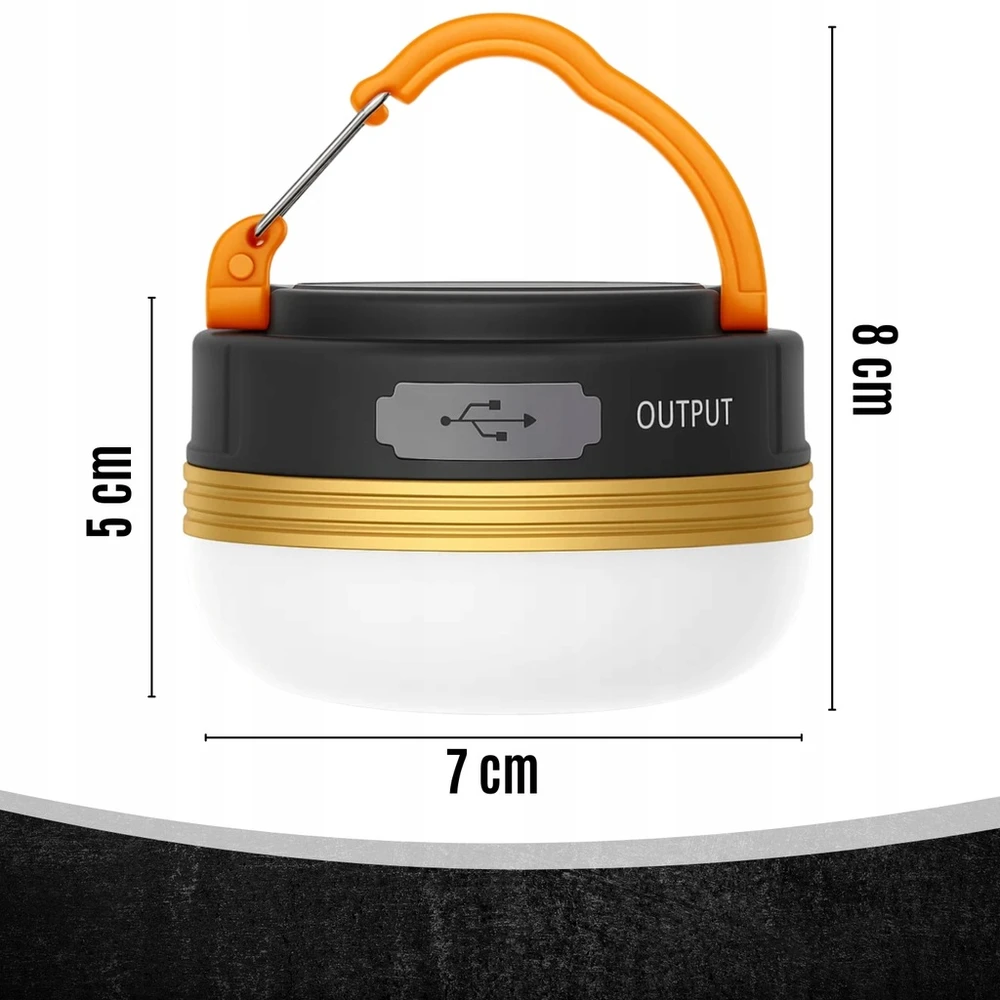 Memflow TOURIST LAMP DAUGIFUNKCINĖ KEMPINGO TORCH POWERBANK LED TENT