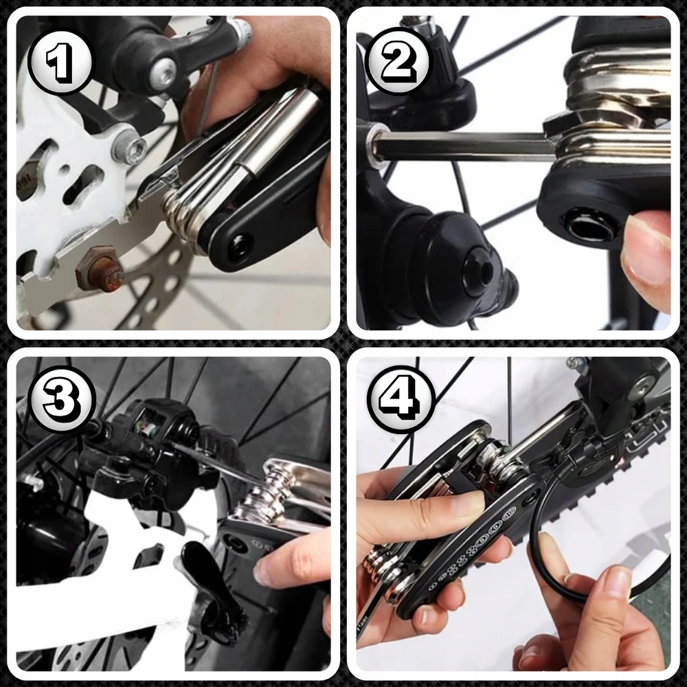 Memflow UNIVERSALUS DVIRAČIO RAKTŲ IR DVIRAČIO ĮRANKIŲ RINKINYS 16in1 MULTITOOL