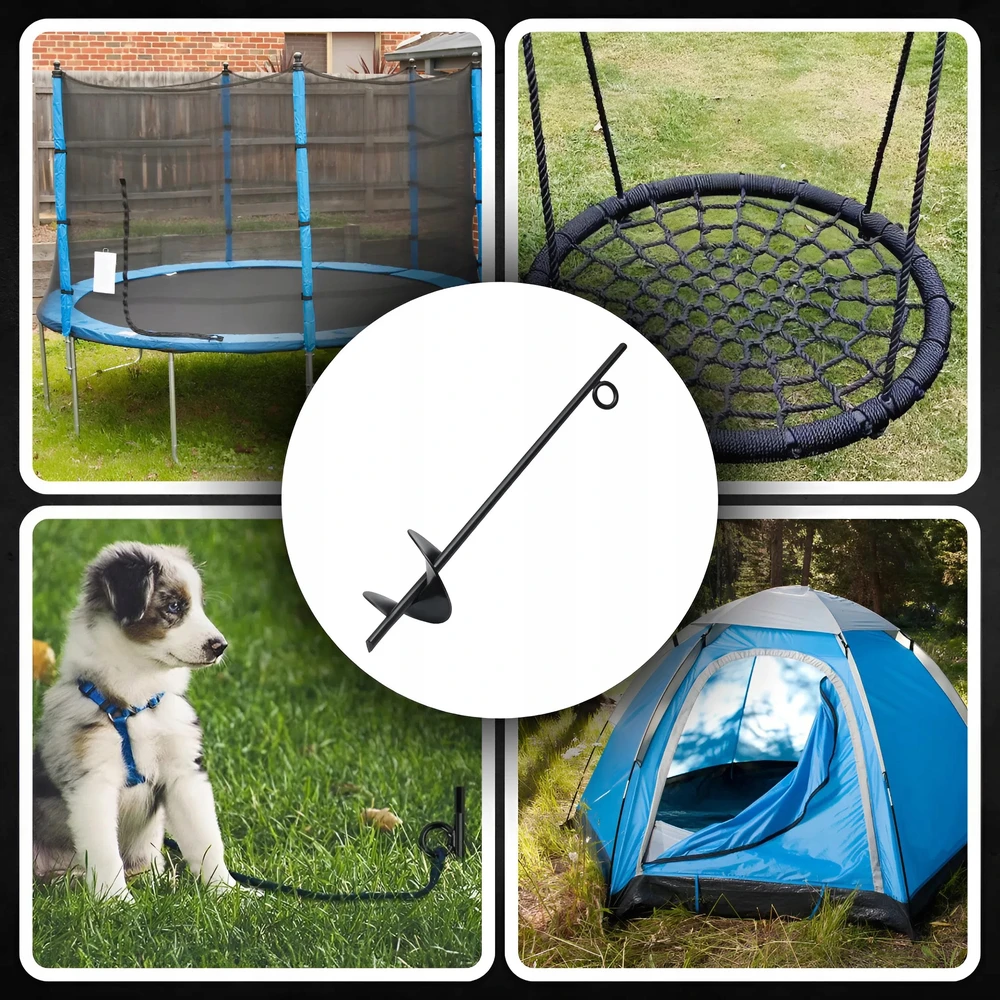 Memflow VEIKIA INTEKRO MONTAVIMO ANKERĮ PRIE ŽEMĖS DIRVOTINĖS PALAPINĖS DIRVOS PAlapine 38cm