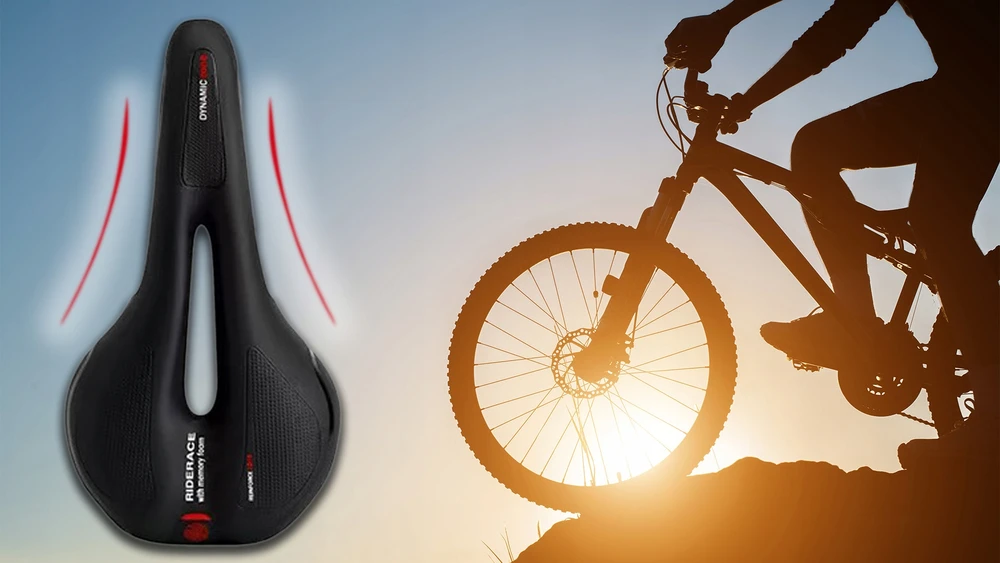 Memflow VYRIŠKAS SPORTINIS DVIRAČIO BALNAS GEL ANTI-SHOCK DVIRAČIO BALLAS
