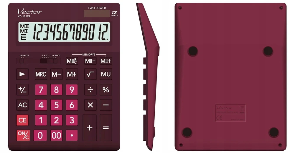 Men's Vector BIURO SKAIČIUOtuvas KAV VC-12 MĖLYNAS
