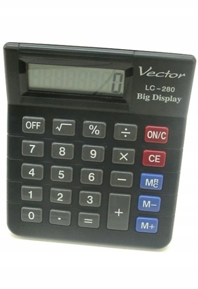 Men's Vector Vyrų Vector skaičiuotuvas VECTOR LC-280 8p