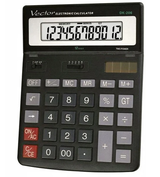 Men's Vector Skaičiuotuvas Vector DK-206 BLK
