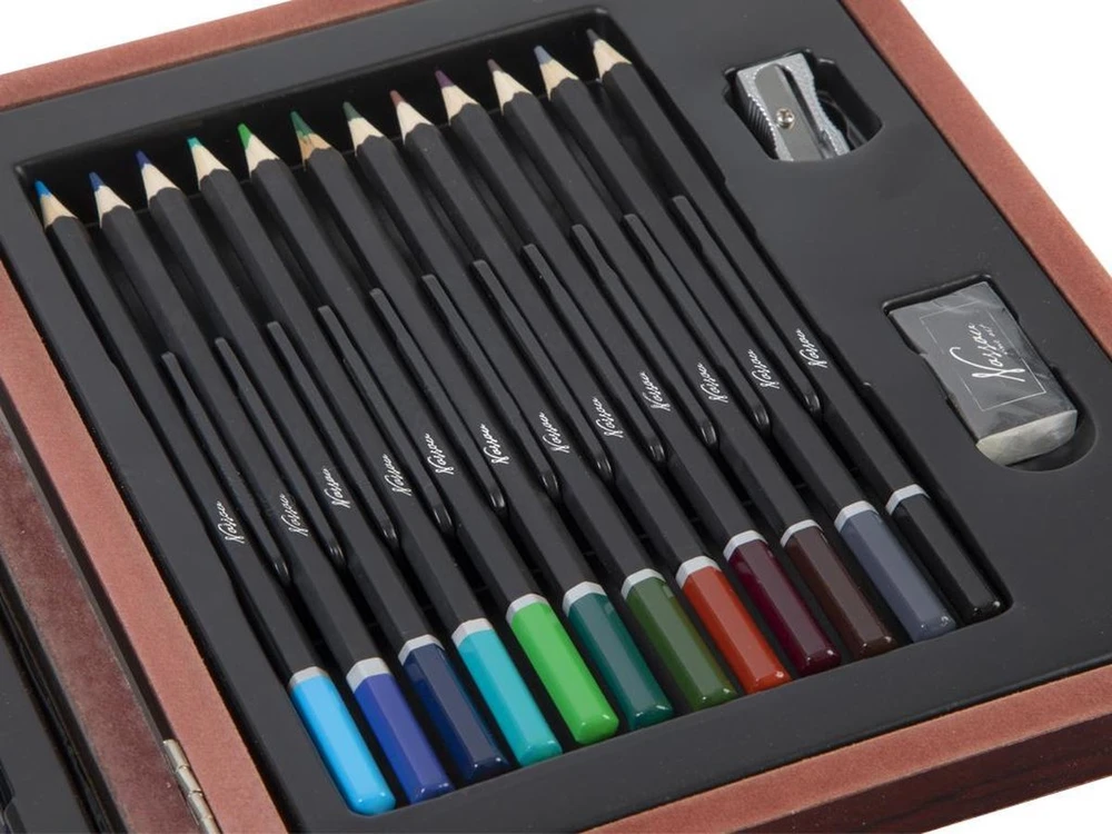 Menų rinkinys Grafix 103 el. lagaminėlyje: kreidelės, pastels, dažai
