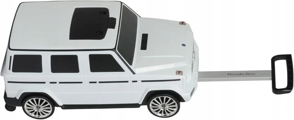 Bez Marki MERCEDES G KLASĖ VIRŽIAMAS LAGAMINAS 3IN1 AUTOMOBILIS VAIKAMS AUTOMOBILIŲ BALTOS RITĖS