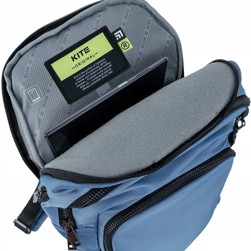 Mergaičių mokyklinė kuprinė Kite K24-2589s-4, mėlyna, 9l