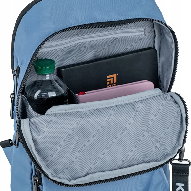 Mergaičių mokyklinė kuprinė Kite K24-2589s-4, mėlyna, 9l