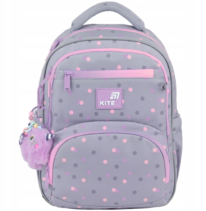 Mergaičių mokyklinė kuprinė su pakabuku Kite K26-773m-3