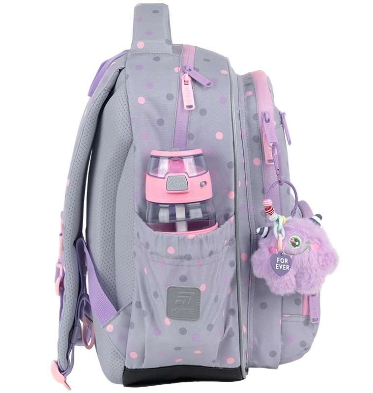 Mergaičių mokyklinė kuprinė su pakabuku Kite K26-773m-3