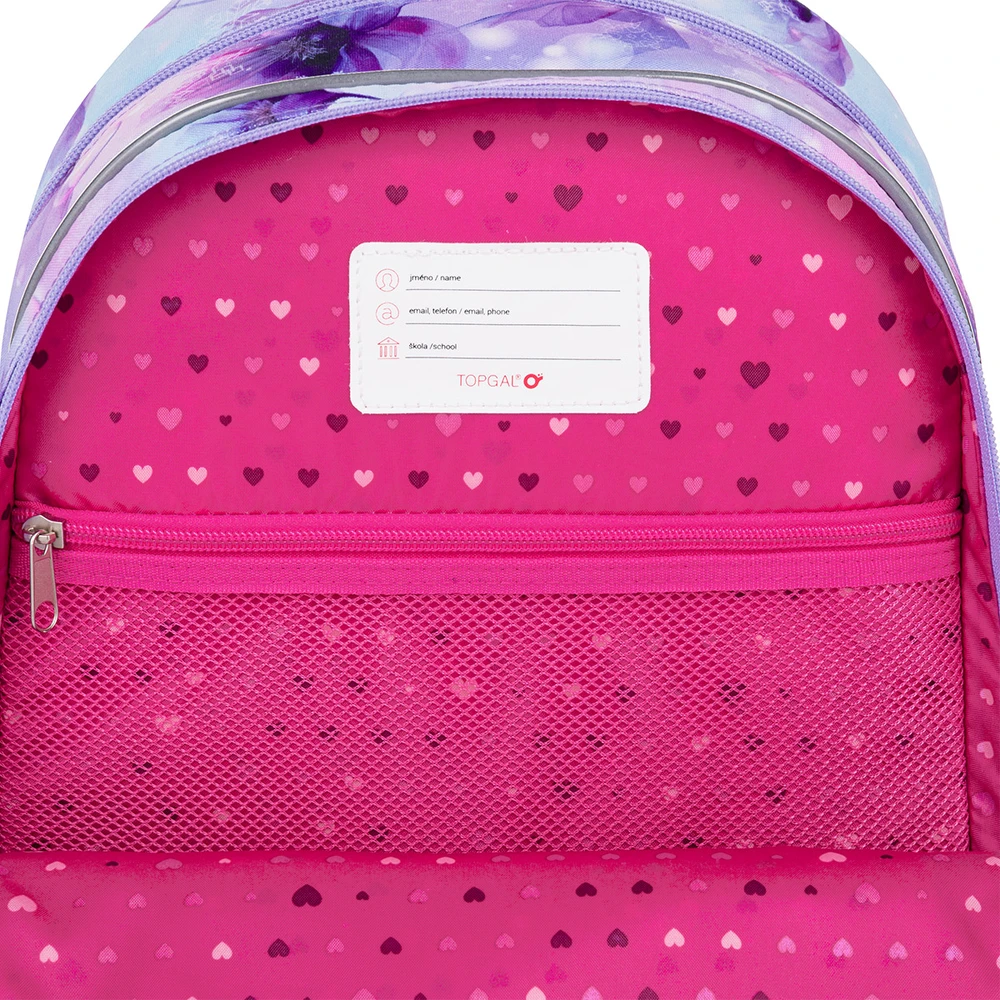 Mergaičių mokyklinė kuprinė Topgal Elly 24050, fioletinė