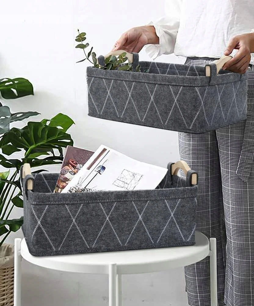 Meridian KOSZ FILCOWY POJEMNIK NA PRANIE ZABWAKI ORGANIZER