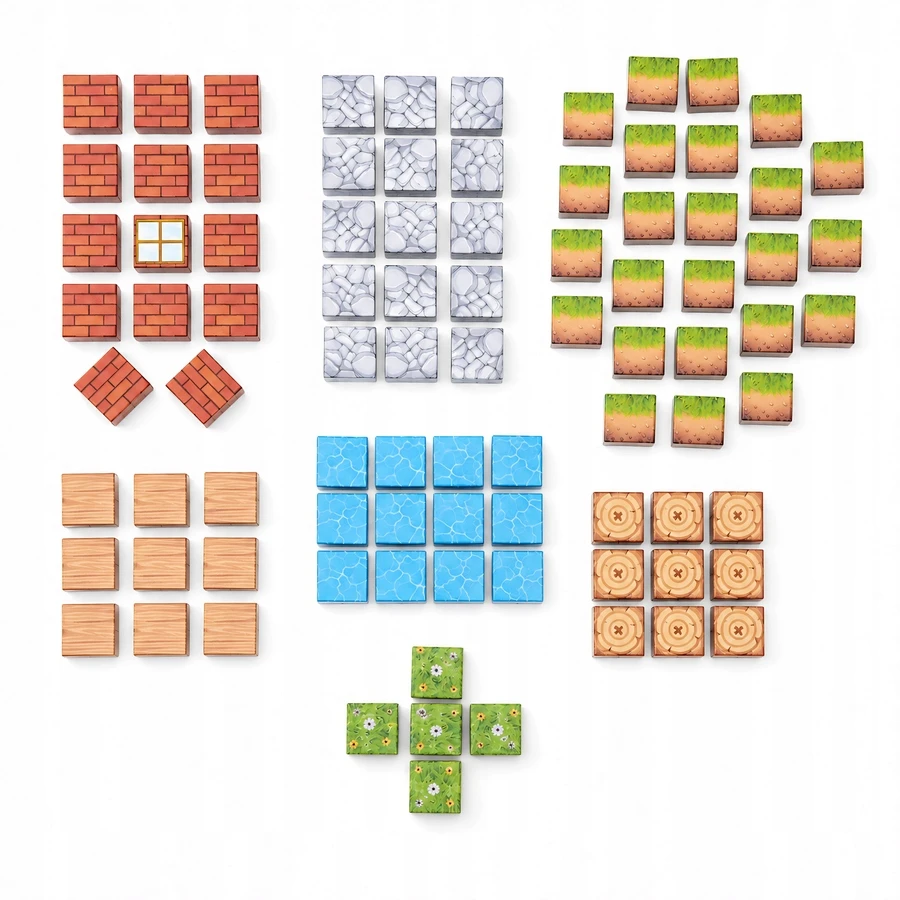 Merkan Magnetinių konstrukcinių blokų rinkinys iš 157 ugdymo elementų PIXELS