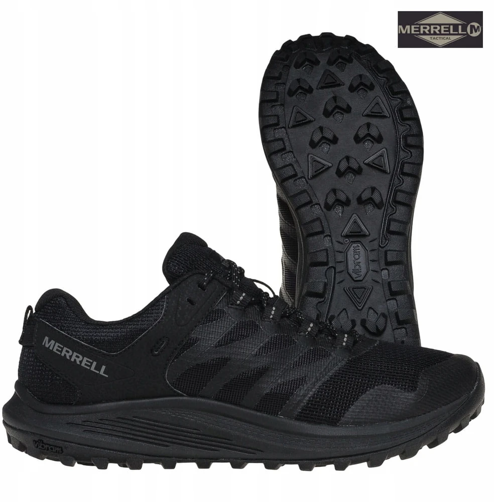Merrell NOVA 3 TACTICAL LOW vyriški taktiniai žygio batai, juodi 46,5