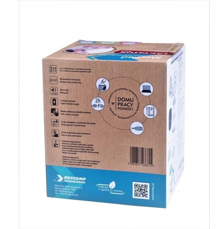 Elektrinis ir rankinis pientraukis MesMed Profi Specialist Plus 2in1