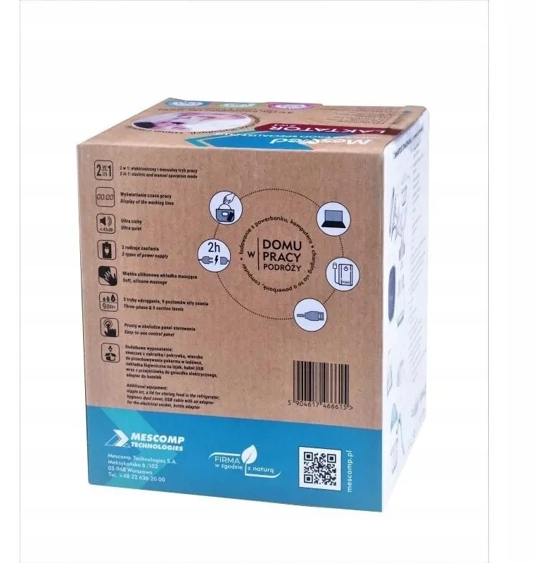 Elektrinis ir rankinis pientraukis MesMed Profi Specialist Plus 2in1