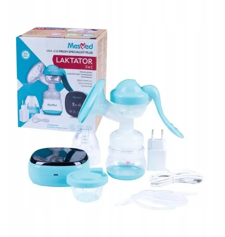 Elektrinis ir rankinis pientraukis MesMed Profi Specialist Plus 2in1