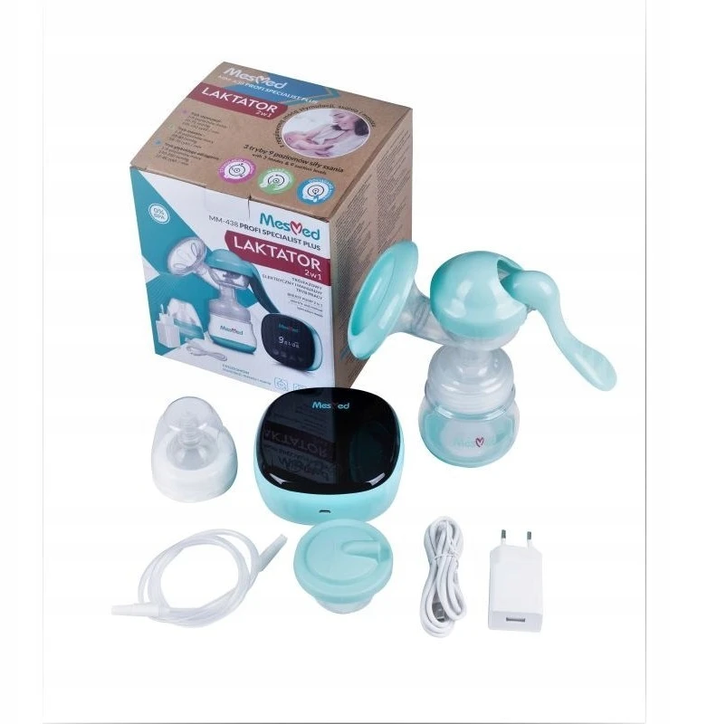 Elektrinis ir rankinis pientraukis MesMed Profi Specialist Plus 2in1