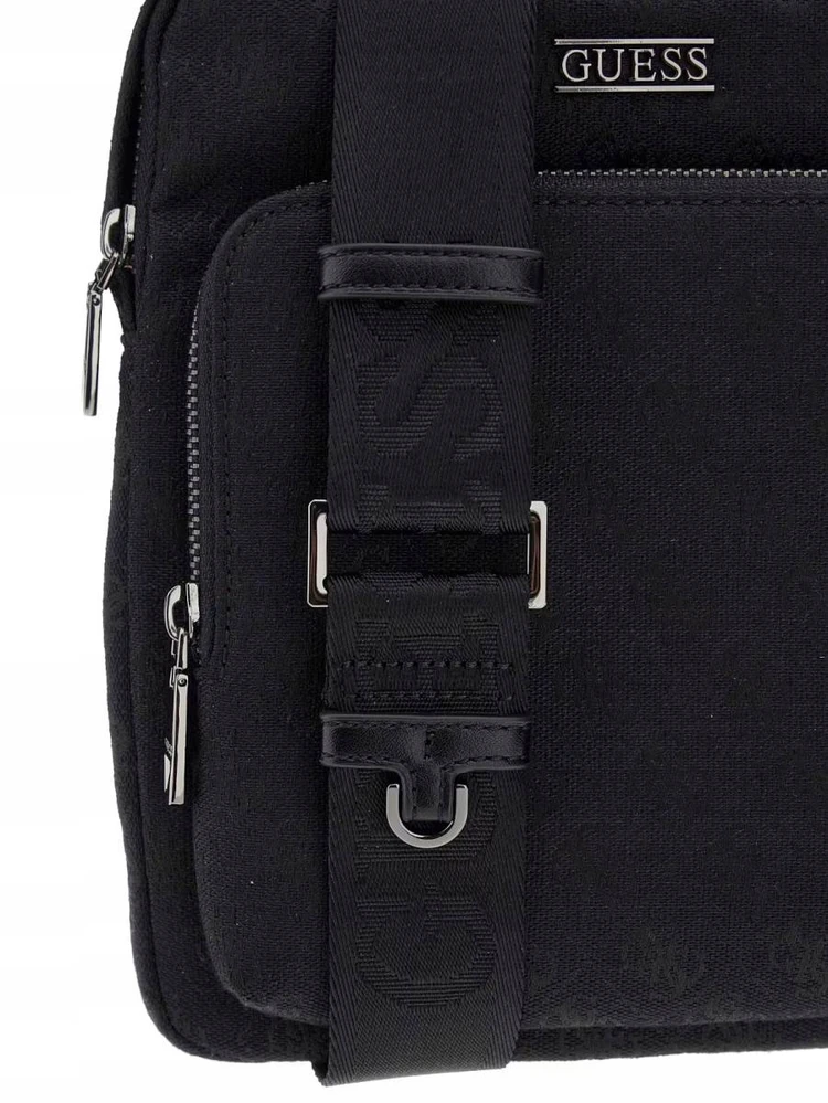 Męska Saszetka Boston Crossbody Flat Guess Juodas HMBOST P6123 DAB