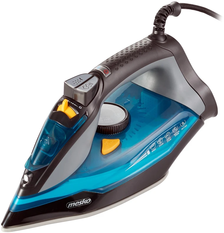 Mesko Home Garų lygintuvas 3000W, keraminis padas, automatinis išsijungimas, 4 Mesko MS 5041 sistemos