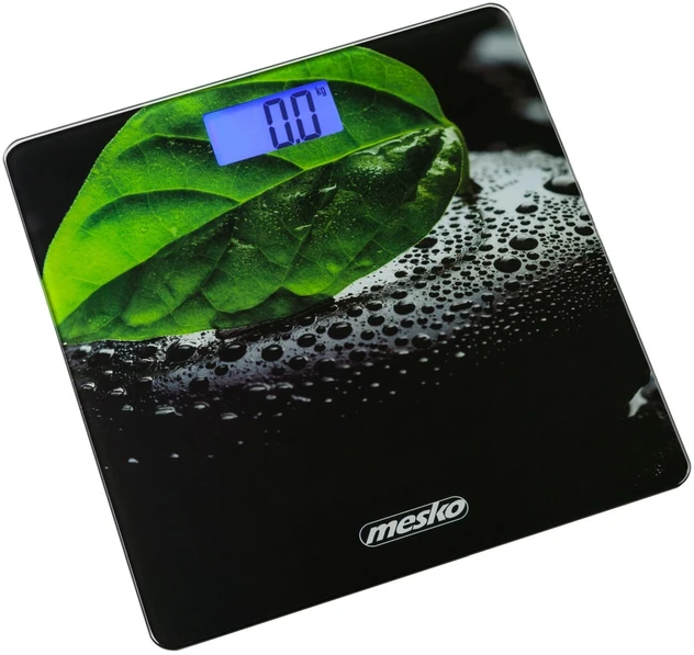 Virtuvinės svarstyklės Mesko | Vonios svarstyklės | MS 8149 | Didžiausias svoris (keliamoji galia) 150 kg | Tikslumas 100 g | Juodas/ žalias