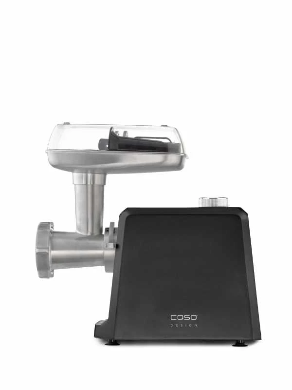Caso | Mėsmalė | FW 2500 | Juodas | 2500 W | Greičių skaičius 2 | Našumas (kg/min) 2,5 | 3 nerūdijančio plieno pjovimo plokštelės (3 mm, 5 mm ir 8 mm), Dešrų kimštuvas, Sausainių antgalis su 4 formelėmis, Kimštuvas