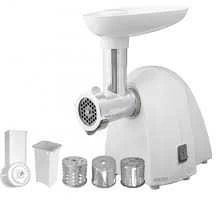 Mėsmalė Camry | CR 4802 | Baltas | 600-1500 W | Greičių skaičius 1 | Middle size sieve, mince sieve, poppy sieve, plunger, sausage filler, vegatable attachment.