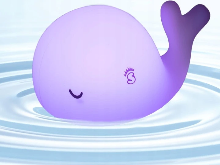 Mesmed Mescomp Mobilioji auklė LED banginis silikoninis žaislas