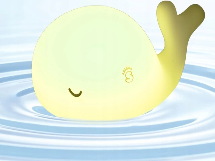 Mesmed Mescomp Mobilioji auklė LED banginis silikoninis žaislas