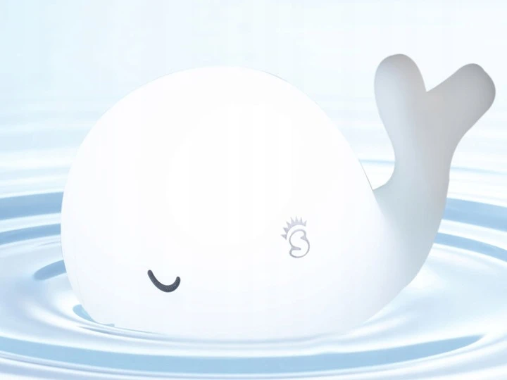 Mesmed Mescomp Mobilioji auklė LED banginis silikoninis žaislas