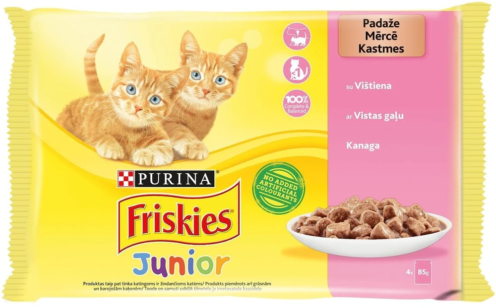 Konservai katėms "FRISKIES®" su mėsa rinkinys 0.340 kg