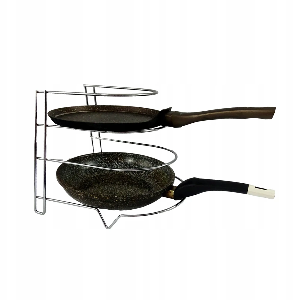 METAL CHROME organizatorius stovas keptuvėms