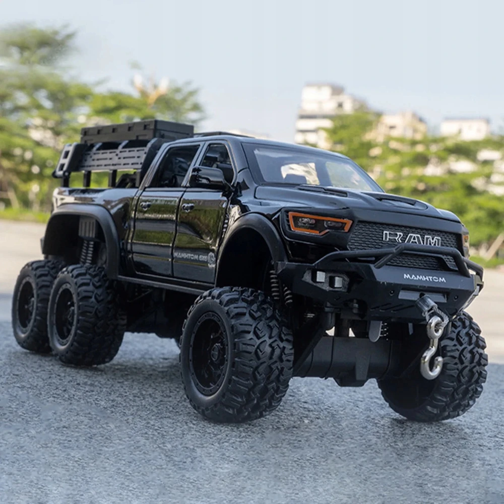METAL MODEL DODGE RAM 1000 MAMMOTH PICK-UP DRIVE LED GARSAS AUTO 1:24