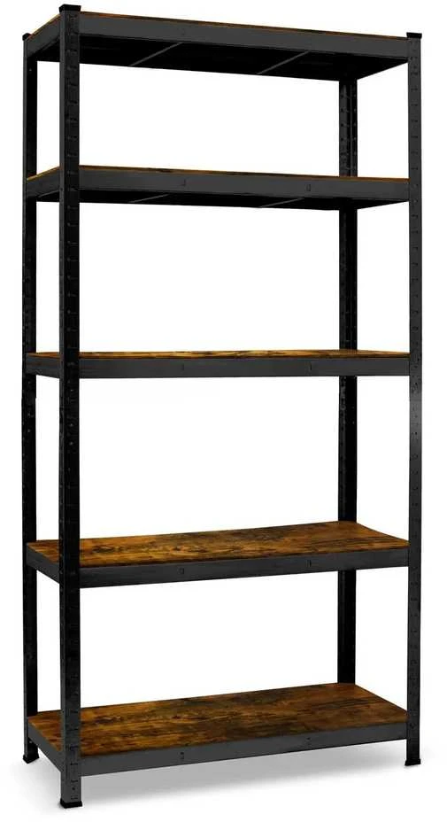 Metalinė daiktų laikymo lentyna 180 x 90 x 40 cm Humberg HR-852 juoda