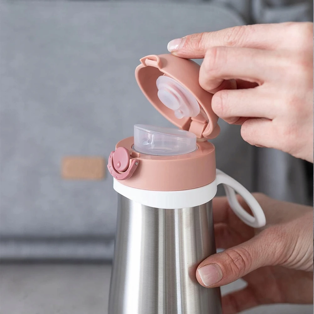 Beaba metalinė gertuvė nuo 18 mėn., 350 ml, spalva: rožinė