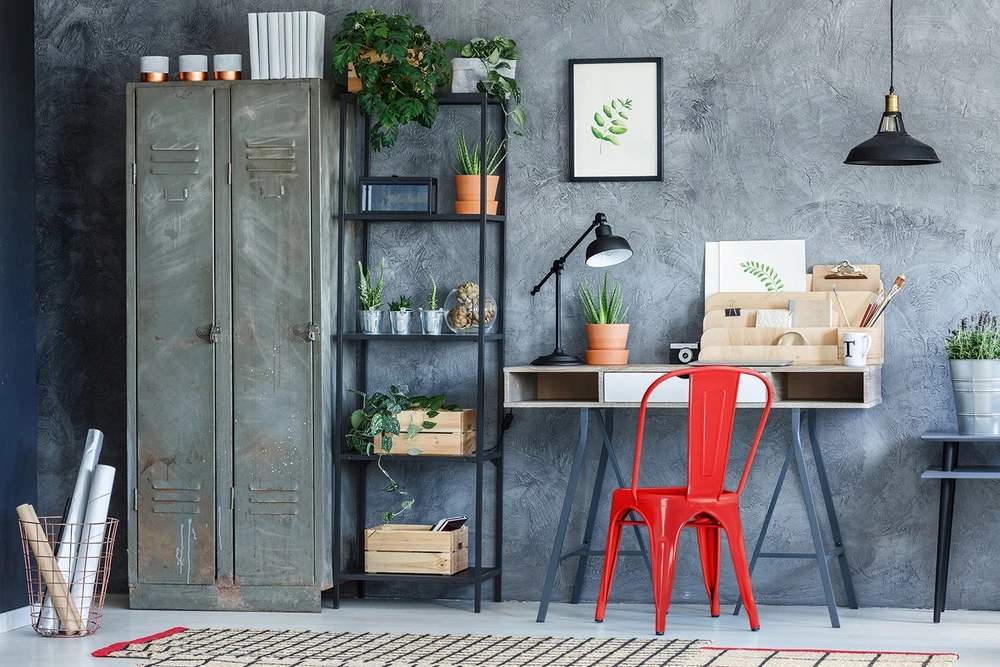 Metalinė kėdė D2.DESIGN Paris, raudona