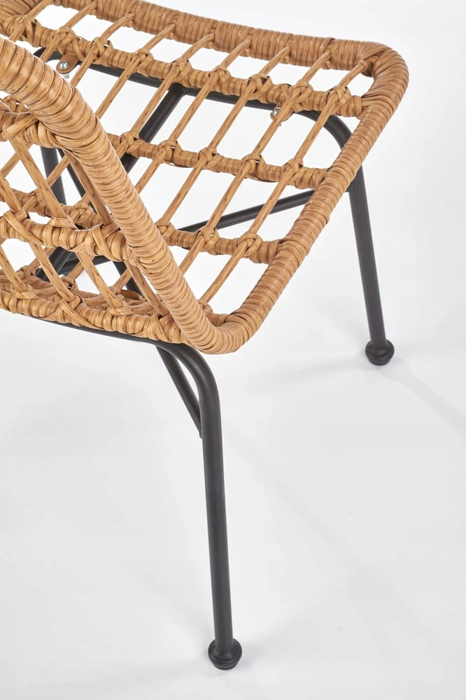 METALINĖ KĖDĖ SVETAINEI K401 RATTAN HALMAR