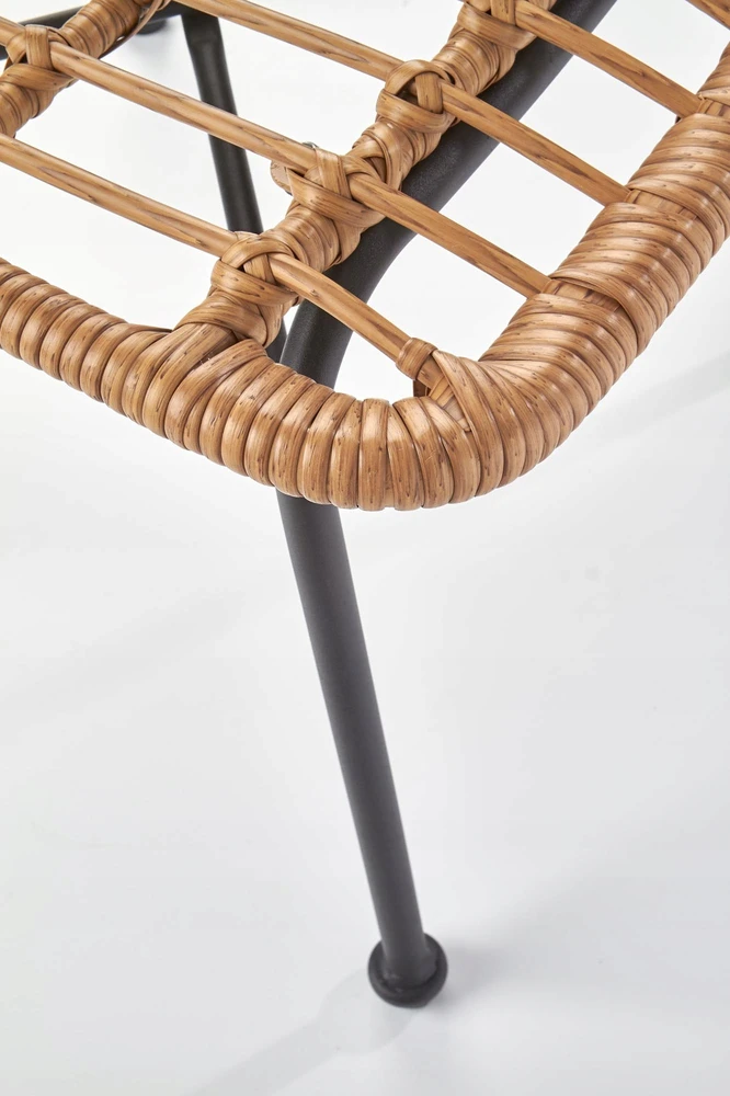 METALINĖ KĖDĖ SVETAINEI K401 RATTAN HALMAR