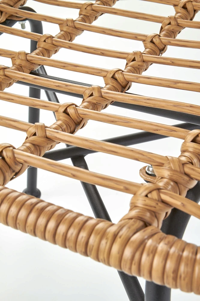 METALINĖ KĖDĖ SVETAINEI K401 RATTAN HALMAR